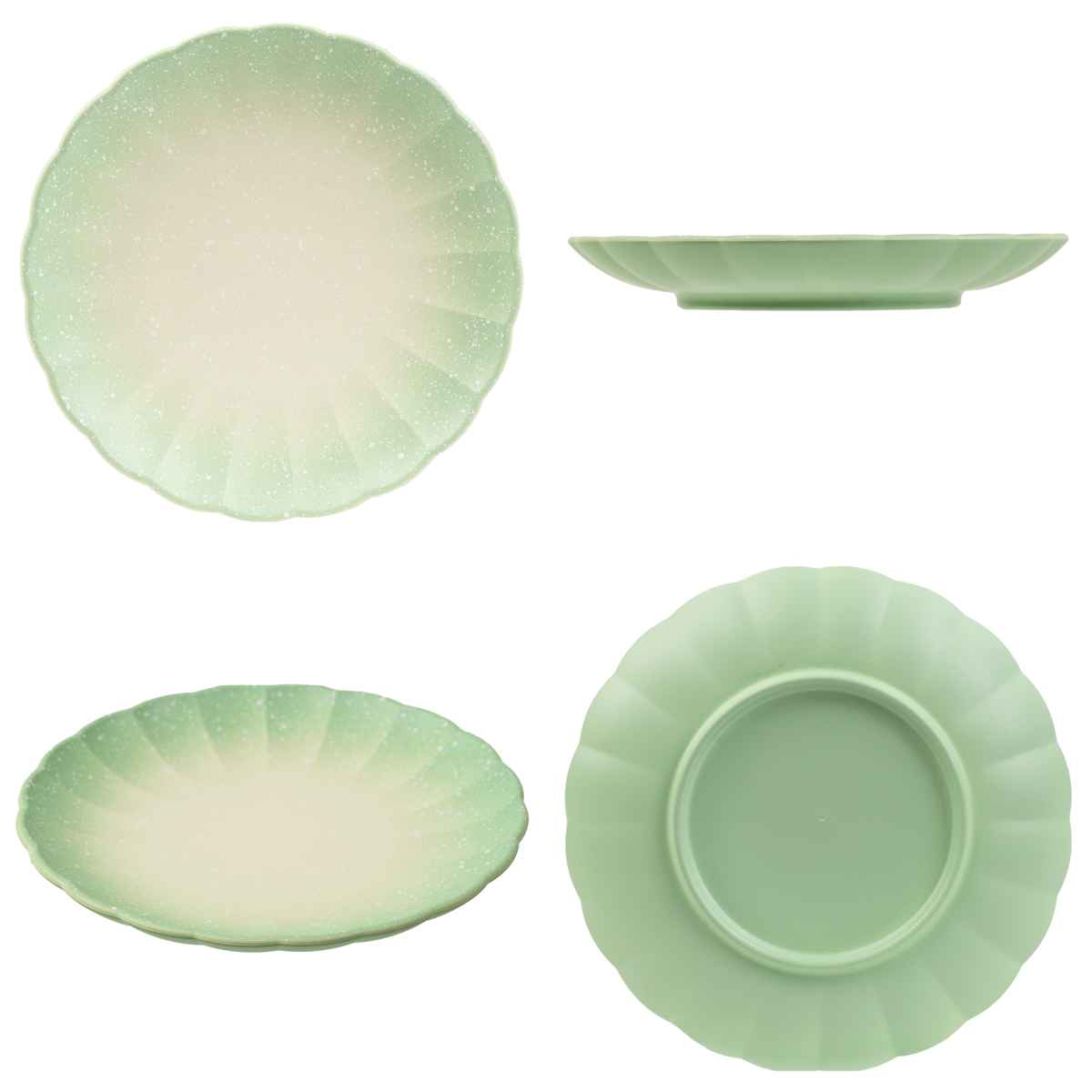 プレート 10cm S フラワープレート Shell プラスチック （ 食洗機対応 電子レンジ対応 皿 小皿 豆皿 軽い 割れにくい アウトドア キャンプ ピクニック 持ち運び カラフル 薬味 漬物 ナムル おしゃれ ） 【3980円以上送料無料】 colorfulbox-10143711 お弁当グッズのカラフルボックス サンプル画像3
