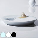 プレート 28cm フラットプレート M.STYLE フェイズ フォール 皿 食器 洋食器 磁器 美濃焼 日本製 ( 送料無料 食洗機対応 電子レンジ対応 大皿 メインプレート フレンチ ディナープレート ラウンド 丸 盛皿 おしゃれ 白 黒 ) 【3980円以上送料無料】