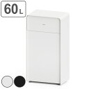 屋内用ゴミ箱 60L プッシュ蓋 ノーマルタイプ 業務用ダストボックス Mseries 中型屑入 ( 法人限定 送料無料 屋内用 分別ゴミ箱 分別 業務用 ゴミ箱 ごみ箱 分別ごみ箱 屋内 ごみばこ 分別用 大容量 60リットル 白 黒 日本製 ) 【3980円以上送料無料】