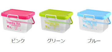 収納ケース ドリーミングボックス 幅36.7×奥行28.5×高さ20cm Sサイズ フタ付き 持ち手付き ( 収納ボックス おもちゃ箱 収納 プラスチック 積み重ね スタッキング おもちゃ入れ 薬箱 お薬ケース プラスチック製 )【3980円以上送料無料】