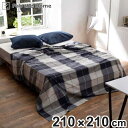 マルチカバー Fab the Home M 210×210cm アクロス 綿100% チェック柄 ( ソファカバー ベッドカバー フリークロス テーブルクロス ...