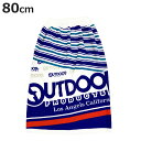 巻きタオル OUTDOOR 80×120cm ( タオル プール ラップタオル キッズ スポーツ 綿100 アウトドア プール用タオル 海水浴 ビーチ UVカッ...