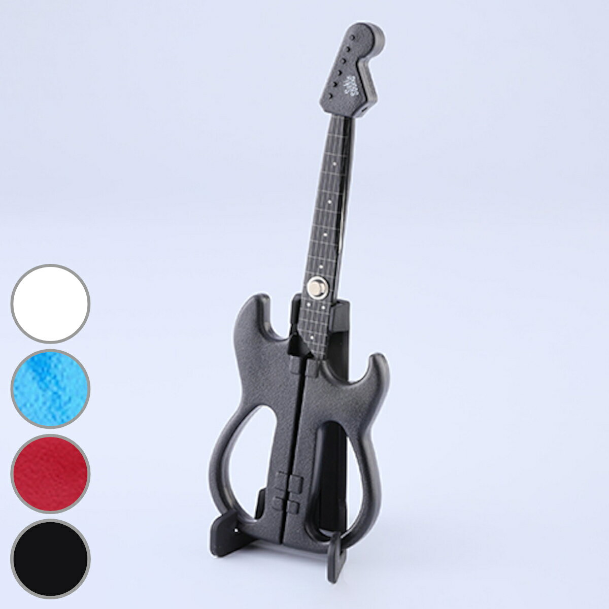 はさみ ギター ハサミ SekiSound スタンド付き メタリック塗装 日本製 ( 鋏 カバー付き 楽器 文具 文房具 ステンレス刃 フッ素コート 関の刃物 ...