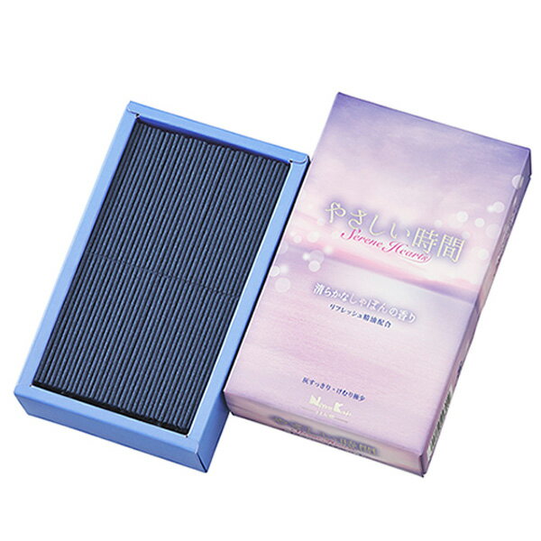 お線香 やさしい時間 セレーヌハーツ しゃぼんの香り バラ詰 （ 日本香堂 家庭用線香 お香タイプ ） 【3980円以上送料無料】のサムネイル