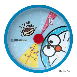 温湿度計 置掛両用 I’m Doraemon アナログ温湿度計 ドラえもん ブルー （ 壁時計 壁掛け時計 温度湿度計 快適 乾燥対策 熱中症予防 見やすい ひらがな表記 電池不要 掛け 置き 両用 子ども部屋 ）【3980円以上送料無料】