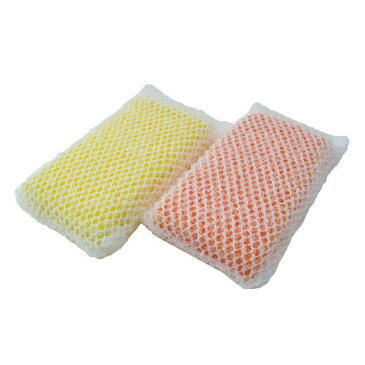 キッチンスポンジ 2個入り ネットタイプ 泡キュット ( スポンジ ネットスポンジ 食器用スポンジ 抗菌 食器洗い 皿洗い 台所用スポンジ 食器用 グラス用 食器用クリーナー たわし クリーナー )【3980円以上送料無料】