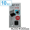 ゴミ袋 25x30cm 10枚入り トイレ ゴミ箱 トイレポット用 サニタリー 黒色 ( ポリ袋 ごみ袋 コーナーポット 10枚 黒 生理用品 サニタリー袋 ポ...