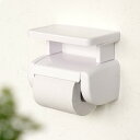 トイレットペーパーホルダー シングル 棚付き トイレットペーパー トイレ ホルダー ( ペーパーホルダー コアレス対応 スマホ置き ペーパー収納 ペーパー押さえ...