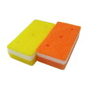 キッチンスポンジ 食器用スポンジ 泡キュット ソフトスポンジ ※色は選べません ( 台所用スポンジ 食器用 クリーナー キッチン たわし スポンジ 掃除 )【3...