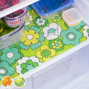 冷蔵庫シート ルアンス ( 冷蔵庫収納 抗菌 防臭 すべり止め加工 洗える 食器棚シート 棚敷きシート 冷蔵庫用シート 洗える フリーカット 滑り止め レトロ 冷蔵庫 シート ) 【3980円以上送料無料】