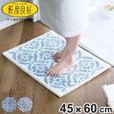 バスマット 乾度良好 ボーテ 45×60cm ( 風呂マット お風呂マット 足ふきマット 足拭きマット 浴室マット 速乾 吸水 抗菌 防臭 滑り止め 縦45cm...