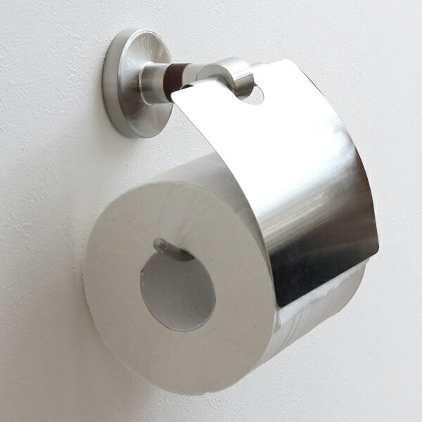 ペーパーホルダー BISK MADAGASKAR トイレットペーパーホルダー ふた付き ビスク トイレ用品 トイレ （ トイレットペーパー ホルダー 紙巻器 収納 ペーパー カバー トイレ収納 リフォーム DIY 石膏ボード用 ）【3980円以上送料無料】