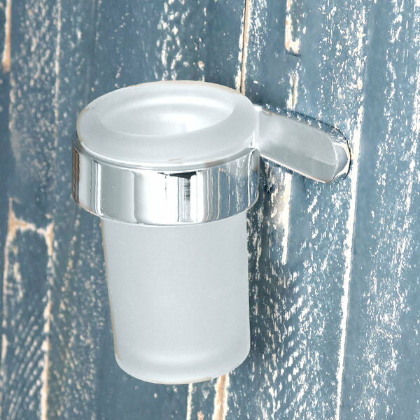 タンブラー BISK NATURA コップ ビスク ( 歯みがきコップ スタンド 壁付け ガラス ステンレス うがいコップ タンブラースタンド コップスタンド ...