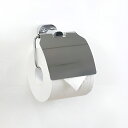 トイレットペーパーホルダー BISK GO ふた付き シングル アイアントイレットペーパー ホルダー ( トイレットペーパー 紙巻器 収納 ペーパー カバー トイレ収納 リフォーム DIY 石膏ボード用 )【3980円以上送料無料】