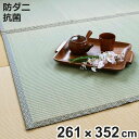 ラグ い草 上敷き 白山 江戸間 双目 6畳 ( い草ラグ い草マット い草カーペット 夏用ラグ おしゃれ ごろ寝マット いぐさ ござ 和 抗菌 消臭 防臭 寝ござ リビング 居間 赤ちゃん 子供 夏 リバーシブル 畳める )【3980円以上送料無料】(3)