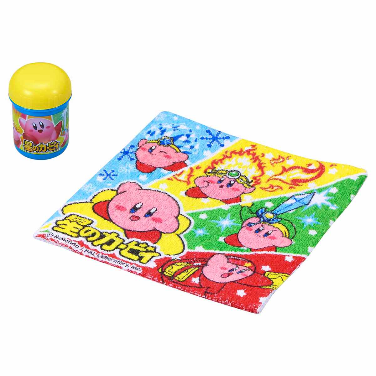 おしぼりセット 星のカービィ （ カービィ KIRBY おしぼり ケース お手拭き タオル ハンカチ ハンドタオル キッズ カービー おしぼりタオル おしぼりケース ケース付 手拭き 給食 幼稚園 保育園 子供 ）【3980円以上送料無料】