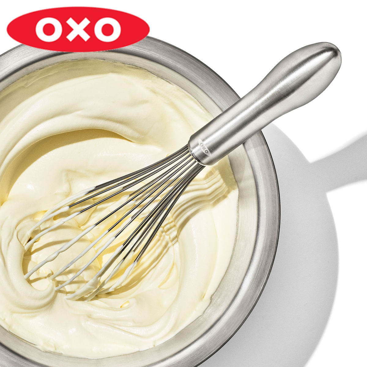 OXO 泡だて器 ステンレス製 グッドグリップス 食洗機対応 ウィスク （ オクソー 泡立て器 手動 ホイッパー ステンレス キッチンツール 泡立器 ホイップ 下ごしらえ 調理器具 お菓子作り 製菓道具 ）