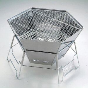 バーベキューグリル ファイアグリル ステンレス製 キャプテンスタッグ ( 送料無料 バーベキューコンロ BBQ グリル キャンプ用品 焚き火台 焚火台 六角形 ヘキサゴン アウトドア用品 ) 【3980円以上送料無料】通販格安セール情報 楽天 通販