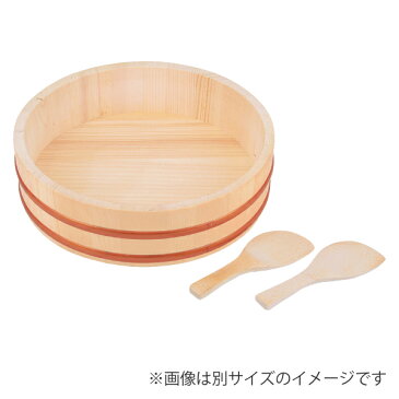 手巻き寿司 3点セット 寿司桶 22cm 2合用 しゃもじ すしパーティー ( 22センチ おひつ 飯切 すしおけ スシ桶 木製飯台 天然木 しゃもじ付き すしべら おけ 桶 すし桶 ご飯 酢飯 寿司 すし 手巻き ちらし 寿司グッズ キッチン用品 )【3980円以上送料無料】