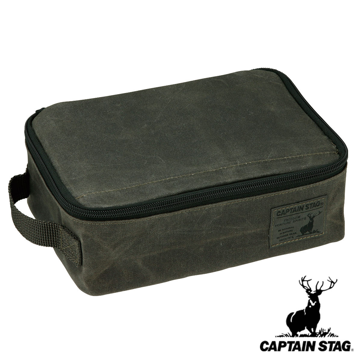 マルチケース 帆布 幅22×奥行14.5×高さ7.5cm キャプテンスタッグ （ CAPTAIN S