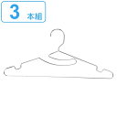 ハンガー ステンレス メタリア 首もとを伸ばさないハンガー 3本組 ( 物干しハンガー 洗濯ハンガー 洗濯物 ランドリー 洗濯用品 ランドリーグッズ 衣類収納 ...