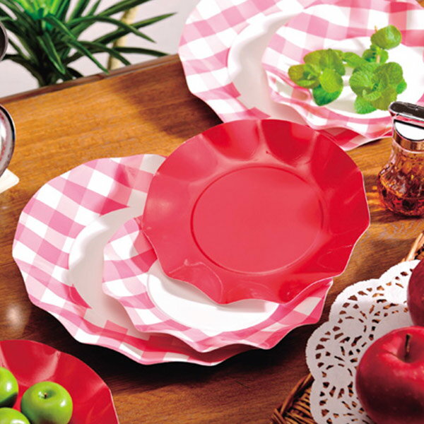 紙皿 アラモード WAVEペーパープレート 20cm 5枚入 ( 紙製プレート 使い捨て食器 紙食器 ペーパープレート アウトドア食器 使い捨て容器 ピクニック食器 ) 【3980円以上送料無料】通販格安セール情報 楽天 通販