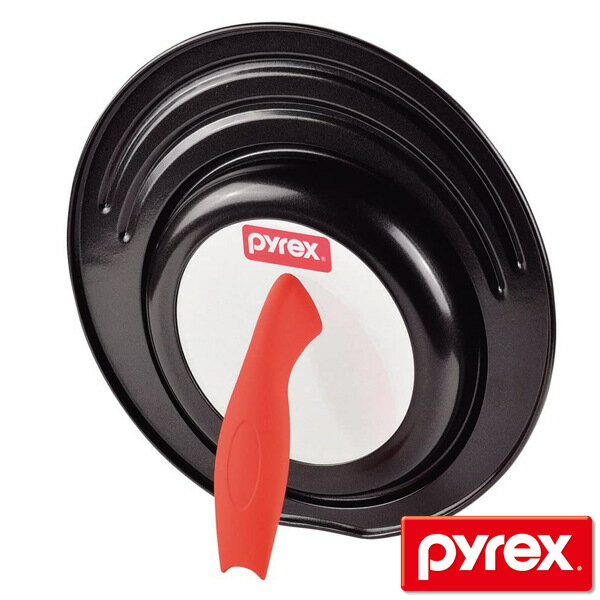 パイレックス PYREX フライパン蓋 スタンドパンカバー 18〜22cm用 シリコーン加工窓付 （ フライパンカバー フライパン ふた フタ 蓋 鍋蓋 鍋ぶた ）【3980円以上送料無料】のサムネイル