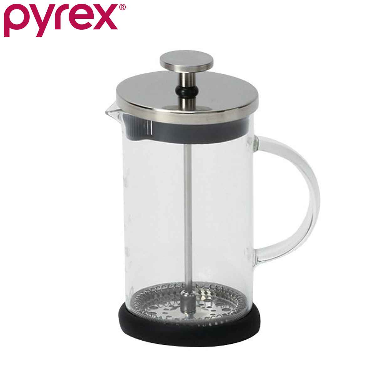 コーヒープレス 400ml Pyrex パイレックス 耐熱ガラス （ フレンチプレス コーヒー ガラ ...