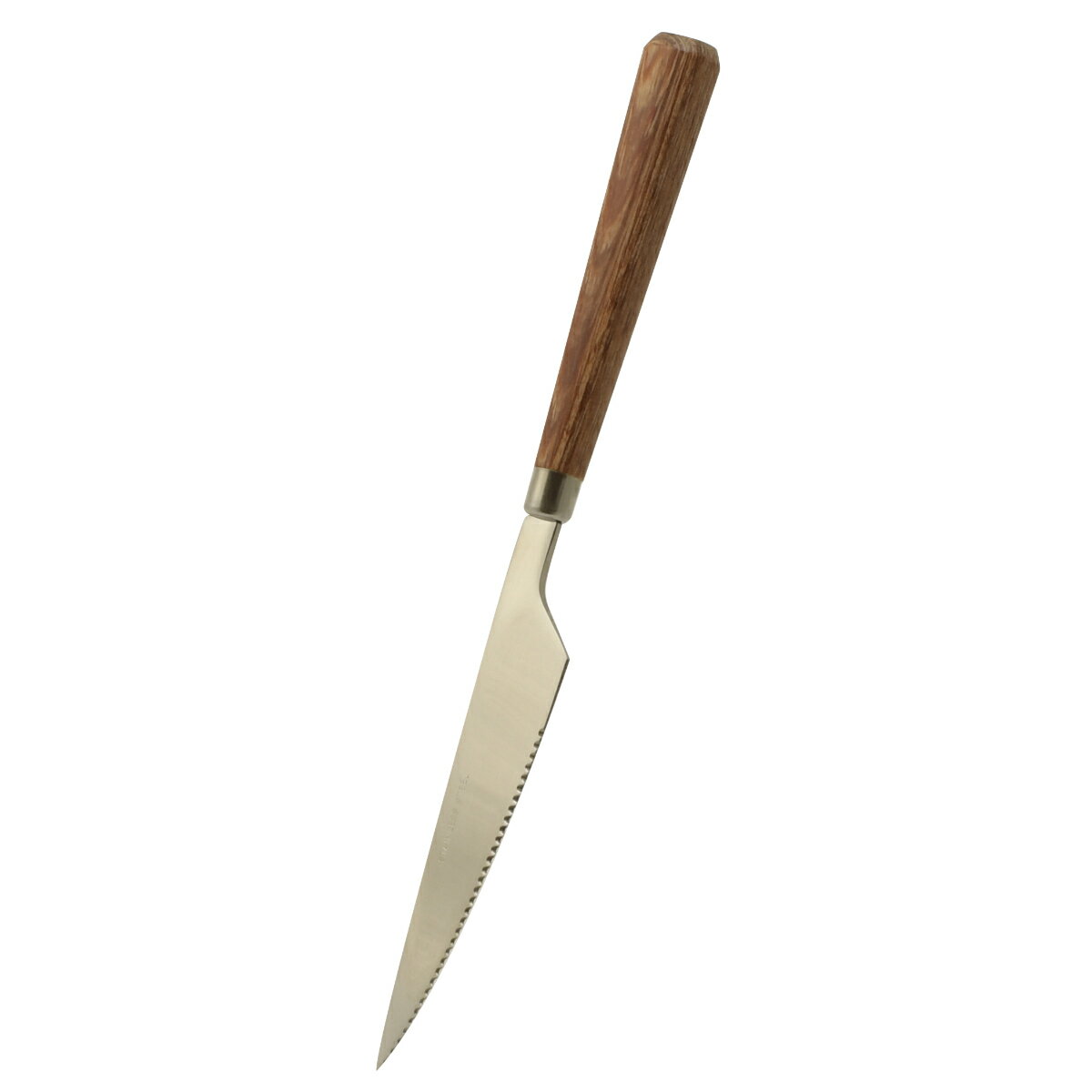 ステーキナイフ 22cm パッカーウッド ステンレス （ カトラリー ステンレス製 ステーキ ハンバ ...