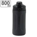 水筒 800ml 大口径ダイレクトボトル800(ブラック) ( 直飲み ステンレスボトル ダイレクトボトル スポーツドリンク対応 ワンタッチ 保冷専用 800 ...