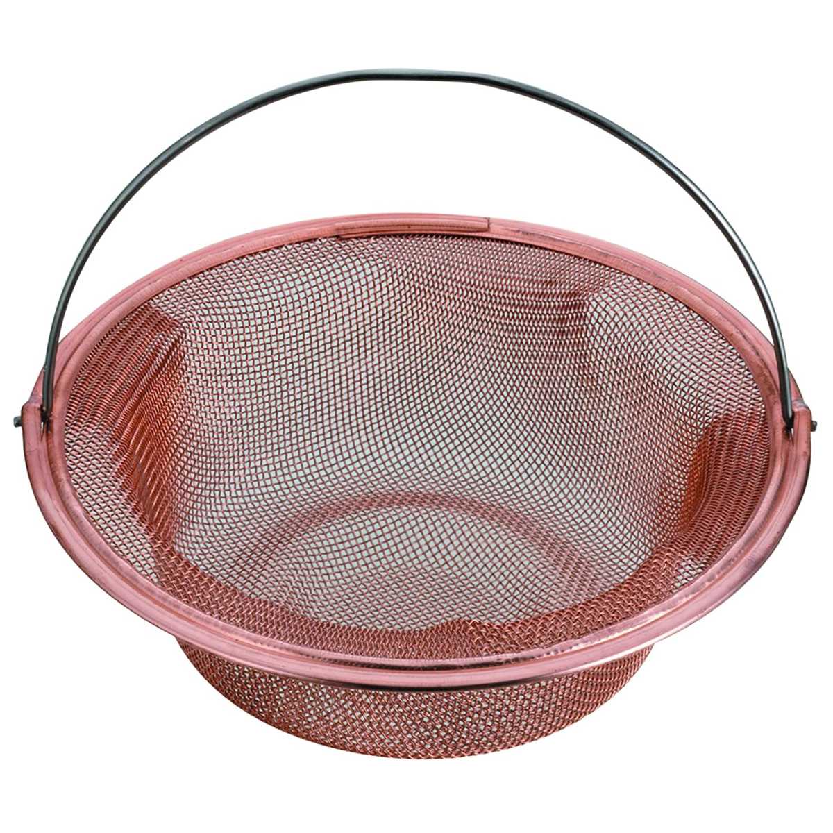 排水口 ゴミ受け アットアクア 純銅排水栓ネット 直径13cm ( 純銅 日本製 洗面所 銅 キッチン 排水栓ネット 排水溝 ごみ受け ごみうけ メッシュ 銅イ...