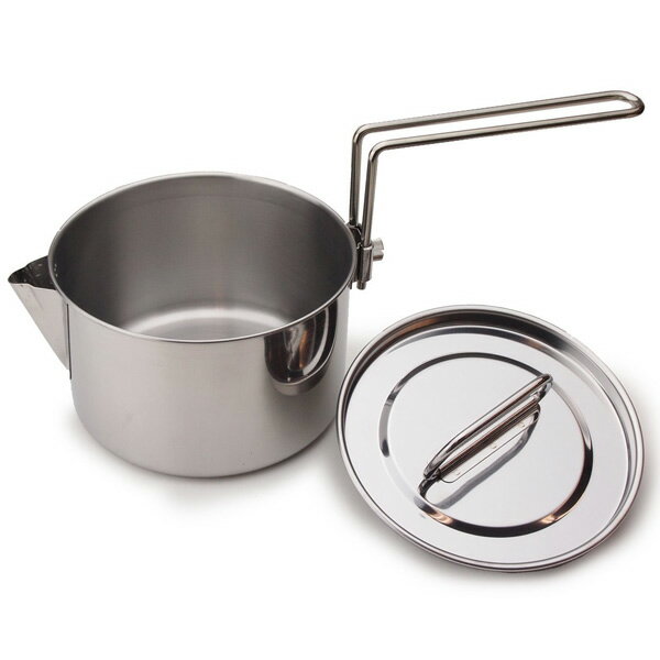 アウトドア用品 キャンピングケットル クッカー フタ付き 14cm 1.3L ステンレス製 ( キャプテンスタッグ キャンプ用品 調理器具 CAPTAIN STAG 鍋 ケトル やかん キッチンツール BBQ バーベキュー グッズ ) 【3980円以上送料無料】通販格安セール情報 楽天 通販