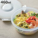 お弁当箱 1段 アクティア 保冷剤付フードボックス 丸型 460ml ( 弁当箱 ランチボックス 保冷剤 保存容器 保存 容器 ケース シンプル クリア 四点ロ...