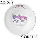 ボウル 13.5cm CORELLE コレールマイメロディ&クロミ 小 ( 強化ガラス 電子レンジ対応 食洗機対応 オーブン対応 皿 お皿 器 軽い 割れにくい...