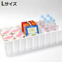 キッチン 小物入れ スキット 折りたたみ式コンテナ Lサイズ ( コンテナ 整理ボックス 収納ケース バスケット 折りたたみ コンパクト 日本製 コンテナボックス 積み重ね スタッキング シンク下 収納 ストック 食品 日用品 コスメ )【3980円以上送料無料】