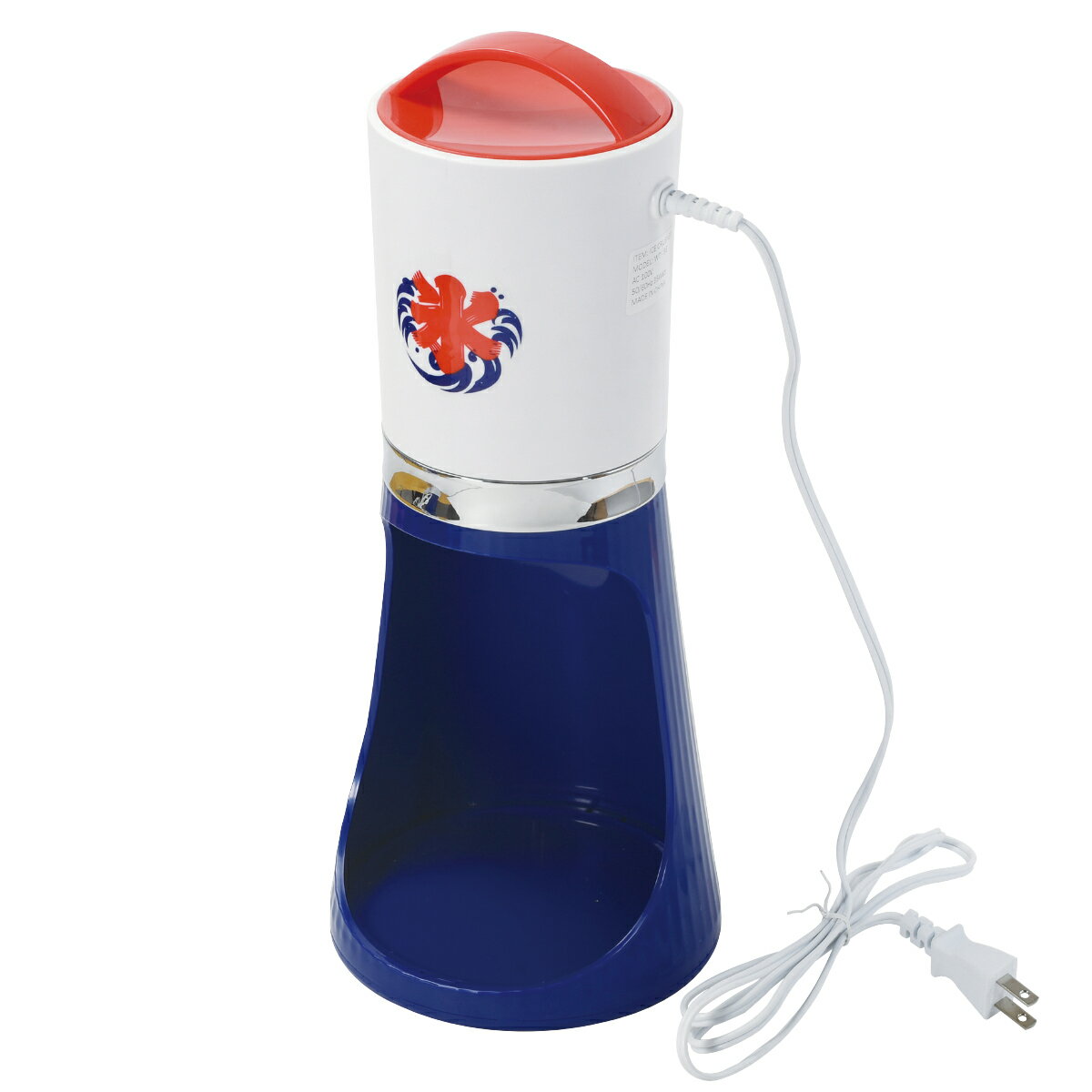 かき氷機 おうち氷屋さん 2通り削れる電動かき氷器 スリム （ カキ氷器 かき氷メー...