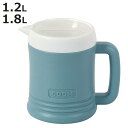ピッチャー 1.2L 1.8L クーム 結露しにくいウォーターピッチャー ( 保冷 二重構造 冷水筒 冷水ポット 保冷ポット 軽量 軽い 断熱性 ハンドル付き 広口 スポーツ 部活 アウトドア )【3980円以上送料無料】