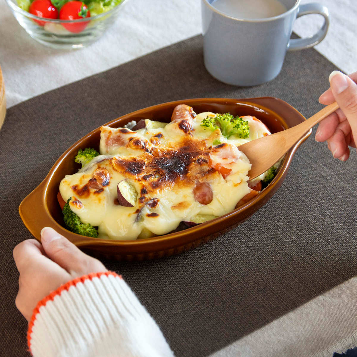 グラタン皿 一人用 26cm ファントゥクックシリーズ 陶器 食器 （ オーブン 耐熱皿 皿 グラタ ...