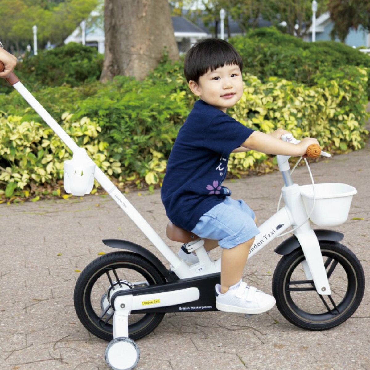 自転車 ロンドンタクシー 子供用 （ 乗用玩具 子供用自転車 バイク ペダルなし ペダル付き キック ...
