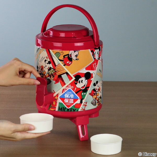 ウォータージャグ 3L ミッキーマウス ポスター 保冷 保温 ジャグ コップ付き （ 水筒 ウォーターサーバー ドリンクサーバー ミッキー ディズニー スポーツジャグ 保温保冷 アウトドア ）【3980円以上送料無料】のサムネイル