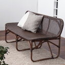 籐 カウチソファ ラタン家具 Handmade 幅160cm ( 送料無料 カウチ ソファ ソファー 2人掛け ラタン ラタン製 籐製 アジアン アジアン家具 カウチソファー 二人掛け ハンドメイド 手編み 職人製 和風 和室 畳 ) 【3980円以上送料無料】(3)