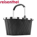 買い物かご ライゼンタール CARRYBAG RHOMBUS ( ショッピングバッグ 折りたたみ マイバッグ レジカゴ ブラック 黒 レジかご 軽量 ランドリー...