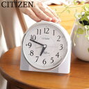 目覚まし時計 シチズン CITIZEN 電波時計 ネムリーナリング ( 送料無料 置時計 インテリア アナログ 電波目覚まし時計 アラームクロック 電波 目覚し...
