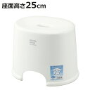 風呂椅子 HOME&HOME 高さ25cm ( 風呂いす バスチェアー ホーム&ホーム 軽量 シンプル ベーシック ホワイト 25cm お風呂 風呂 イス 椅子...