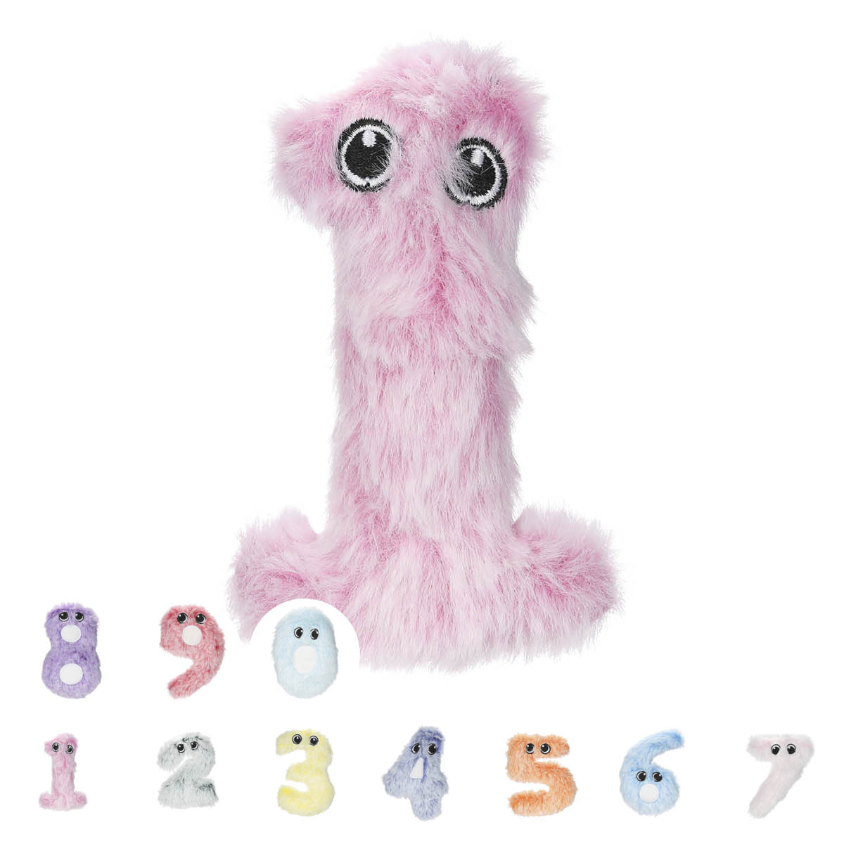 ペット おもちゃ ループスモル ナンバーズ 犬 （ 犬用 ペット用 ぬいぐるみ かわいい 音が出る 噛む 音が鳴る 数字 犬のおもちゃ 動物 ストレス発散 ペットおもちゃ 噛むおもちゃ ペット用品 小型犬 音 まとめ買い ）【3980円以上送料無料】