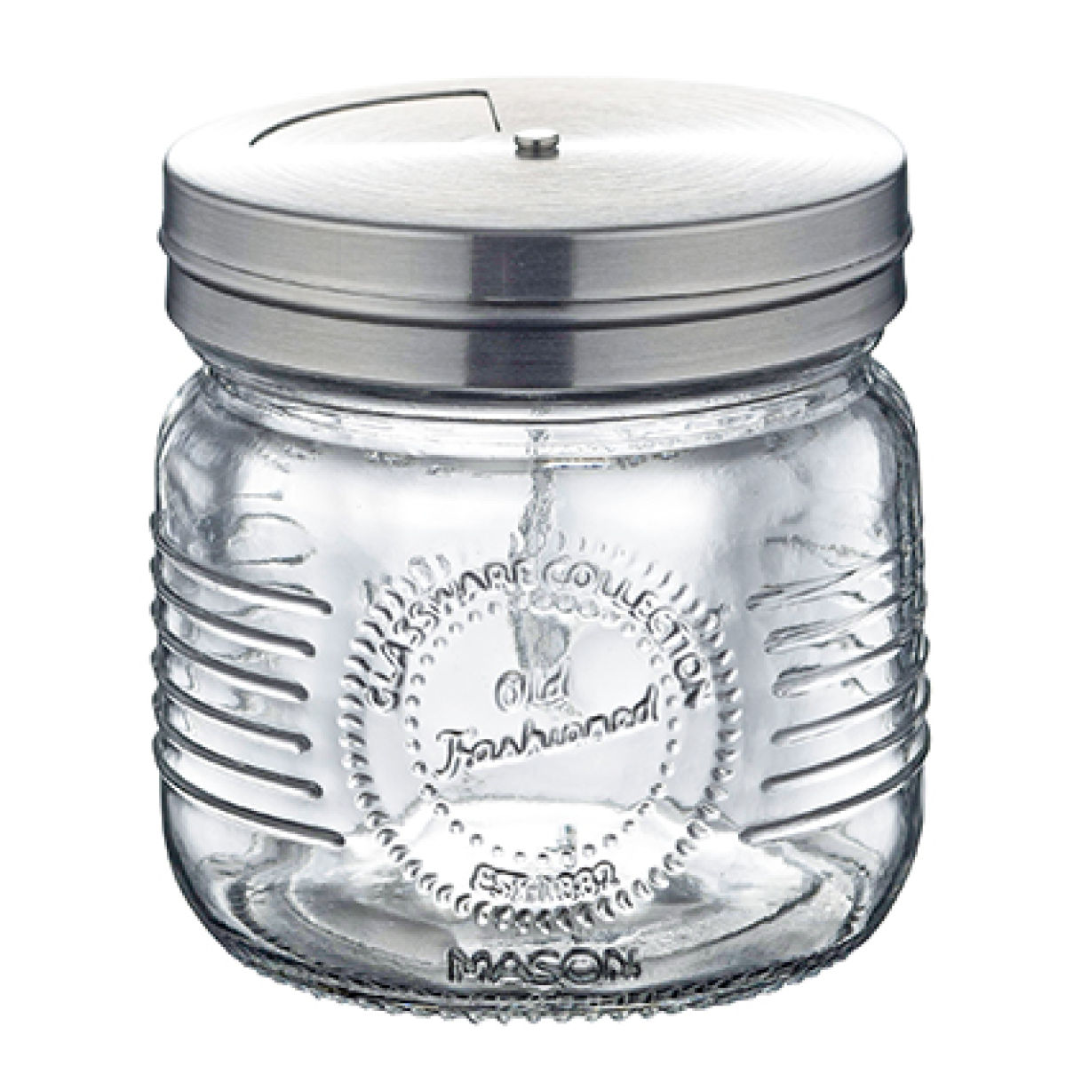 スパイスジャー L スパイスボトル ガラス製 オールドファッション SALUS ( セイラス ガラス 保存容器 スパイス ジャー ポット 調味料入れ 調味料 ス...