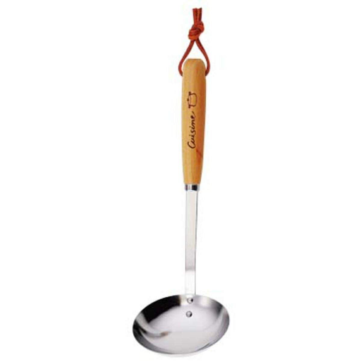 お玉 SALUS キュイジーヌ おたま （ セイラス 穴無しお玉 レードル 日本製 天然木 ステンレスお玉 ステンレス製お玉 木柄 クッキングスプーン 調理スプーン キッチンツール 調理用品 調理小物 調理器具 調理道具 キッチン用品 ）【3980円以上送料無料】