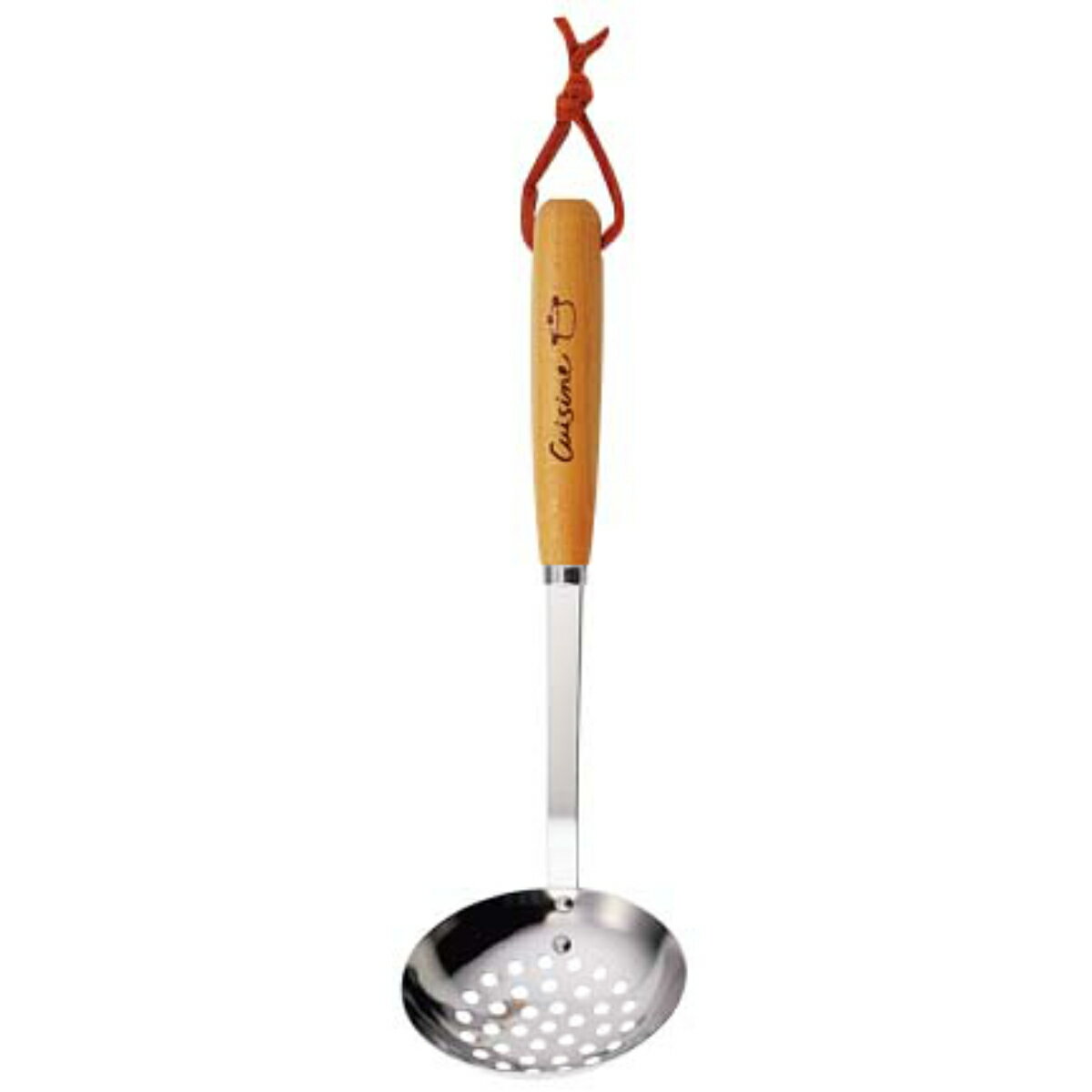 穴あきお玉 SALUS キュイジーヌ （ セイラス おたま 穴無しお玉 レードル 日本製 天然木 ステンレスお玉 ステンレス製お玉 木柄 クッキングスプーン 調理スプーン キッチンツール 調理用品 調理小物 調理器具 調理道具 キッチン用品 ）【3980円以上送料無料】