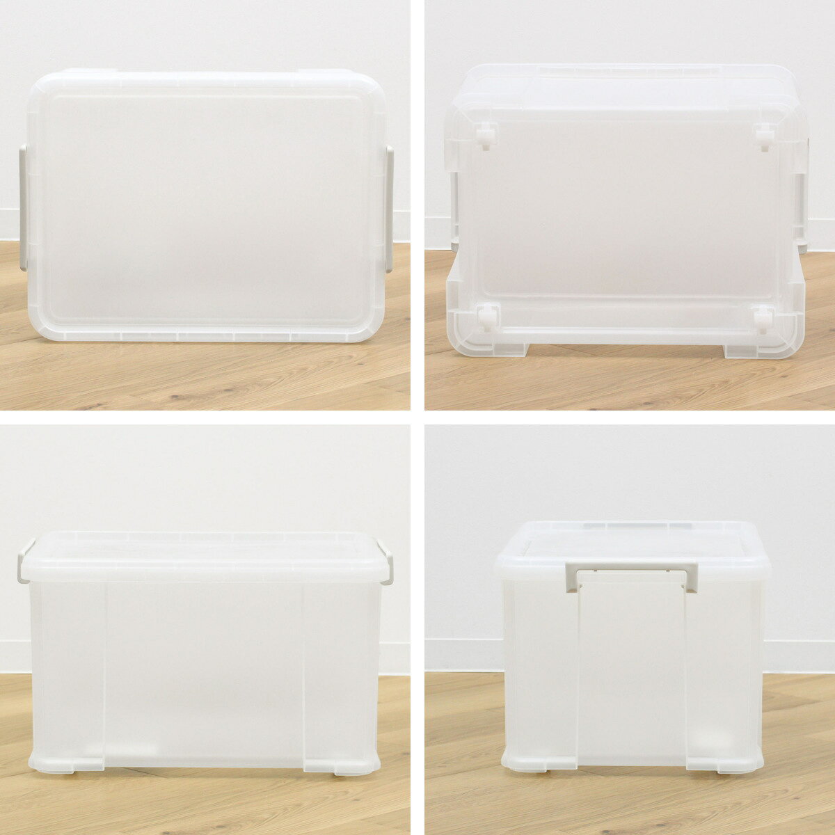 収納ケース ナチュラ トラックス クローゼット 深型 54L 幅39.2×奥行54×高さ31.3cm...