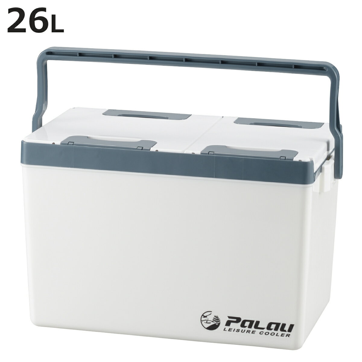 クーラーボックス 26L レジャークーラー パラオ （ 保冷 クーラーBOX 保冷ボックス アウトドア用品 26リットル クーラー ボックス BOX 冷蔵ボックス キャンプ アウトドア ハンドル 持ち手付き 両開き ）【3980円以上送料無料】